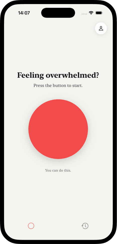 Rumi app screen left